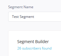 How do I create a basic Segment?